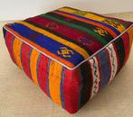 Kelim Poef - Kelim - 48 cm - 48 cm, Huis en Inrichting, Nieuw