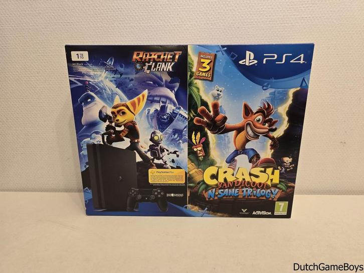 Playstation 4 / PS4 - Console - 1TB - Ratchet Clank / Crash, Games en Spelcomputers, Spelcomputers | Sony PlayStation 4, Gebruikt