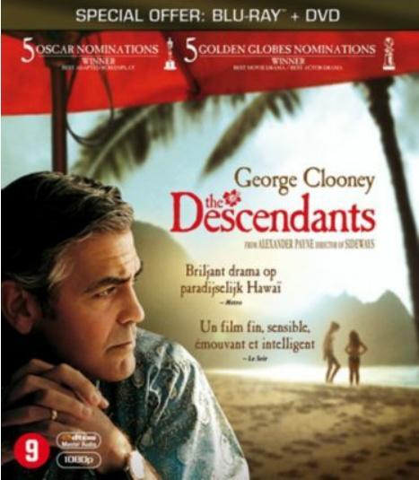 The Descendants (blu-ray tweedehands film), Cd's en Dvd's, Blu-ray, Ophalen of Verzenden