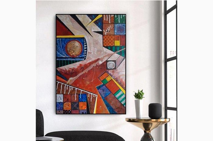 Alexander Lecusay Estrada - Señales X. XL No Reserve, Antiek en Kunst, Kunst | Schilderijen | Modern