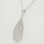 Halsketting - 14 karaat Witgoud - 0.95ct. tw. Diamant, Nieuw