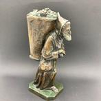 Franz Bergman - Sculpture, Moîne coquin - 28 cm - Bronze, Antiquités & Art
