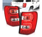 FEUX AURRIÈRE LED POUR JEEP GRAND CHEROKEE 99-05 ROUGE CLAIR, Auto-onderdelen, Verzenden, Nieuw