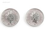 2 Zilveren 50 Pence Groot Brittannië (4x ¼ Ounce), Nieuw, Ophalen