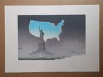 Michel Dubré (1942). - The Statue of Liberty, signed and