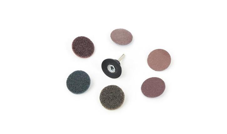 TM 7 Delige 50 mm Schuur en Cleanset met 6 mm Houder, Auto diversen, Autogereedschap, Verzenden