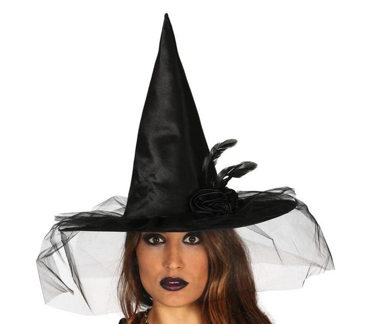 Halloween Heksenhoed Bloem, Hobby en Vrije tijd, Feestartikelen, Nieuw, Verzenden