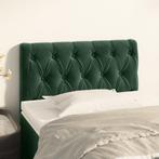 vidaXL Hoofdbord 80x7x78/88 cm fluweel donkergroen, Huis en Inrichting, Verzenden, Nieuw