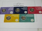 Frankreich 5 x 2 Euro 2021 Olympiade Paris in diversen Co..., Postzegels en Munten, Verzenden, België