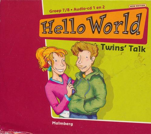 Hello World versie 2 Audio CD Twins Talk, Livres, Livres scolaires, Envoi