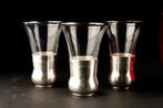 Karaf - Glas, Verzilverd, Antiek en Kunst