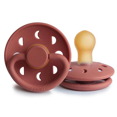 FRIGG Moon Latex - Powderblush 0-6mnd - Fopspeen, Kinderen en Baby's, Babyvoeding en Toebehoren, Nieuw, Ophalen of Verzenden