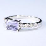 Zonder minimumprijs - Ring - 14 karaat Witgoud, Onverwarmd, Nieuw