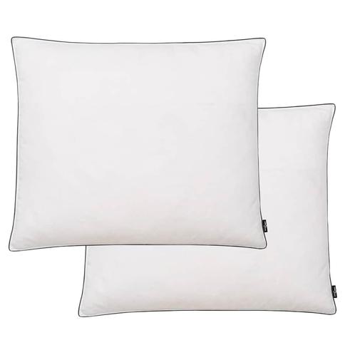 vidaXL Kussens 2 st licht 70x60 cm dons-/verenvulling wit, Huis en Inrichting, Slaapkamer | Beddengoed, Nieuw, Verzenden