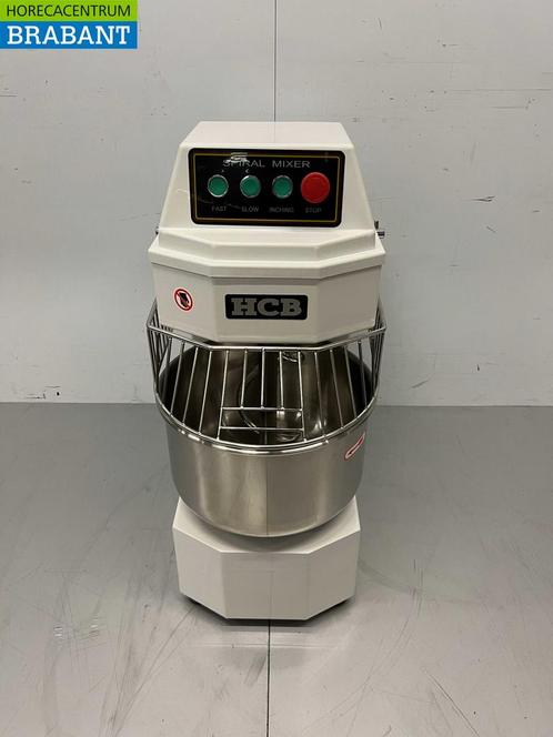 RVS HCB Spiraalkneder deegmenger deegmixer 20 liter 230V, Zakelijke goederen, Horeca | Keukenapparatuur, Ophalen of Verzenden