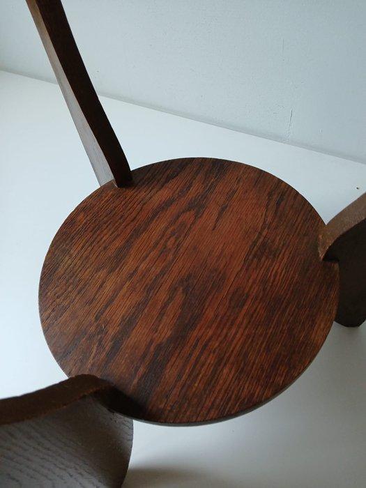 Table dappoint - Chêne - Amsterdamse School, Antiquités & Art, Art | Objets design