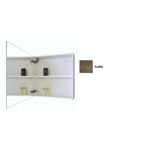 Spiegelkast Sanicare Qlassics 60 cm 1 Deur Truffel-Eiken, Doe-het-zelf en Bouw, Sanitair, Overige typen, Nieuw, Chroom, Ophalen of Verzenden