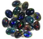 Livraison gratuite Ct. 8,0 Opales noires naturelles