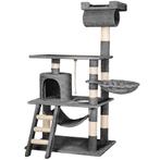 tectake Krabpaal Stokeley 141cm - grijs, Verzenden, Nieuw