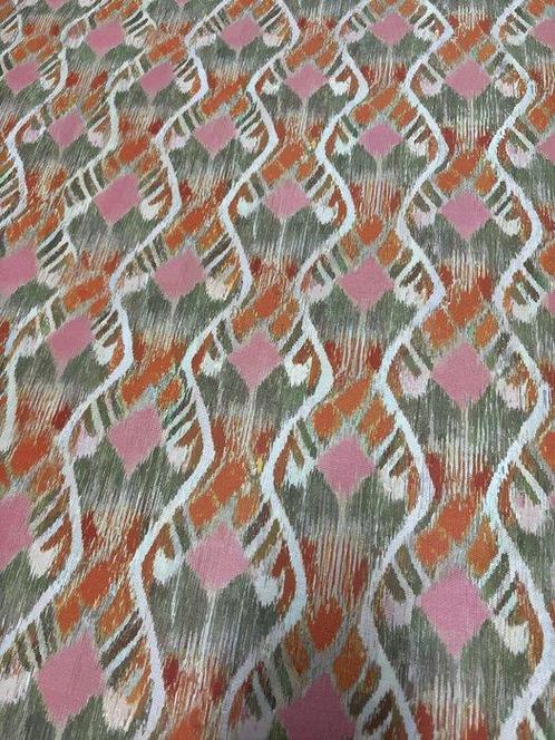 Tissu luxueux en Panama 100 % coton OEKO-TEX motif style, Antiek en Kunst, Kunst | Designobjecten
