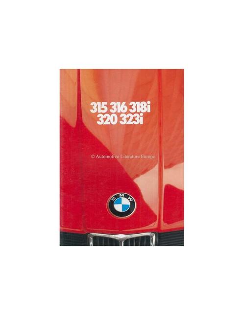 1982 BMW 3 SERIE BROCHURE NEDERLANDS, Boeken, Auto's | Folders en Tijdschriften