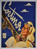 Franz Lenhart - Cortina - Original vintage poster -, Antiek en Kunst