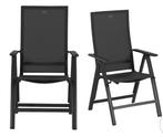 Tweedekans | Hartman - Alexio Recliner - 2x - Zwart, Tuin en Terras, Ophalen of Verzenden, Nieuw