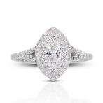 Ring Witgoud Diamant - Diamant, Bijoux, Sacs & Beauté
