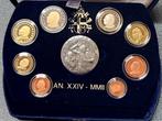 Vatican. Proof Set 2002 (incl. medaglia in argento) (Sans, Postzegels en Munten