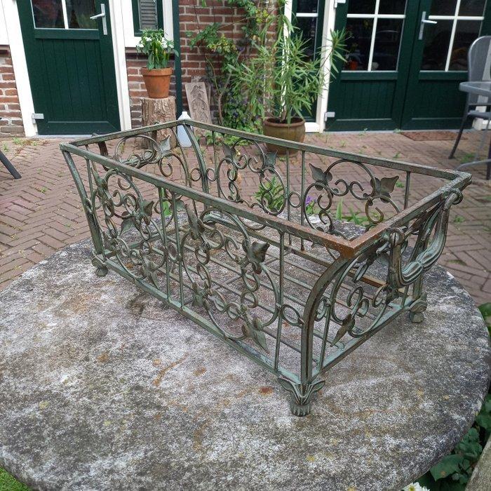 Mand - IJzer - Fraaie Planten Mand 50cm, Antiquités & Art, Curiosités & Brocante