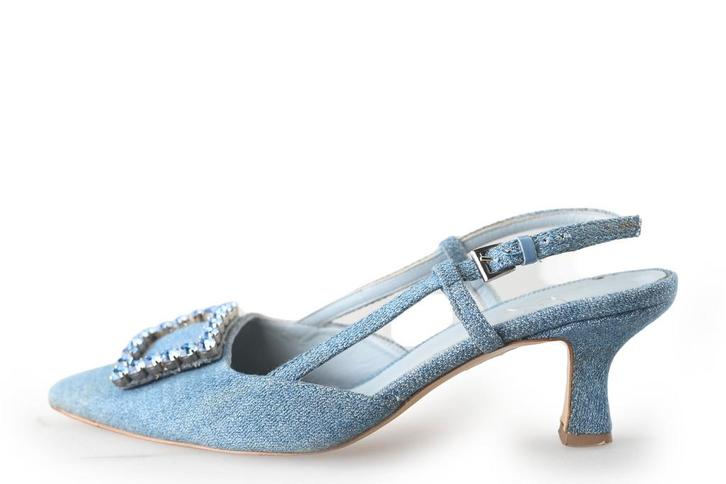 Tamaris slingbacks in maat 39 Blauw | 5% korting, Kleding | Dames, Schoenen, Blauw, Zo goed als nieuw, Verzenden