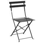 Opklapbare stoel zwart | 2 stuks | Zithoogte 44cm |Bolero, Zakelijke goederen, Verzenden, Nieuw in verpakking