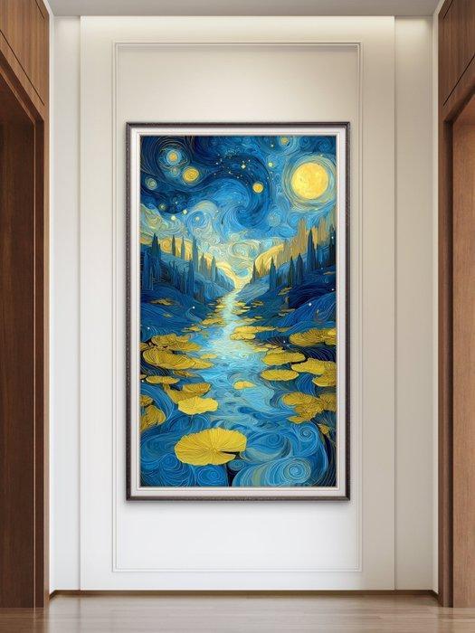 Mrs Art Prime - The Midsummer Night Dream in Van Gogh, Antiquités & Art, Art | Peinture | Moderne