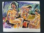 Louis Toncini (1907-2002) - Femmes nues, Antiek en Kunst, Kunst | Schilderijen | Modern