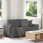 vidaXL Loveseat bank 120 cm corduroy stof donkergrijs, Huis en Inrichting, Verzenden, Nieuw