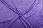Fluweel stof lila stof - 10m rol - Velours stretch, Nieuw, Verzenden