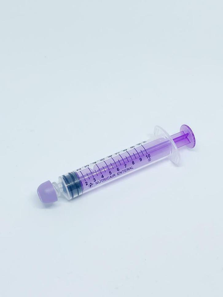 Nutricair Voedingsspuit ENFit 10 ml met dop, Diversen, Verpleegmiddelen, Nieuw, Ophalen of Verzenden