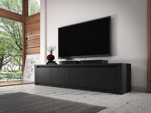 TV-Meubel Mat Zwart 170x48x43cm -Industrieel, Maison & Meubles, Armoires | Mobilier de télévision, Envoi