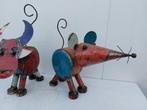 Statue, 58 cm high handmade bull(Jean Jacques Diderot) - 58