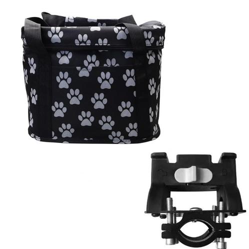 Fietsmand - Hond Kat Voorop Met Stuurpen Blauw - Hondenmand, Verzamelen, Overige Verzamelen, Verzenden