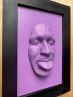 gregos - Small violet mockery on violet background-black, Antiek en Kunst