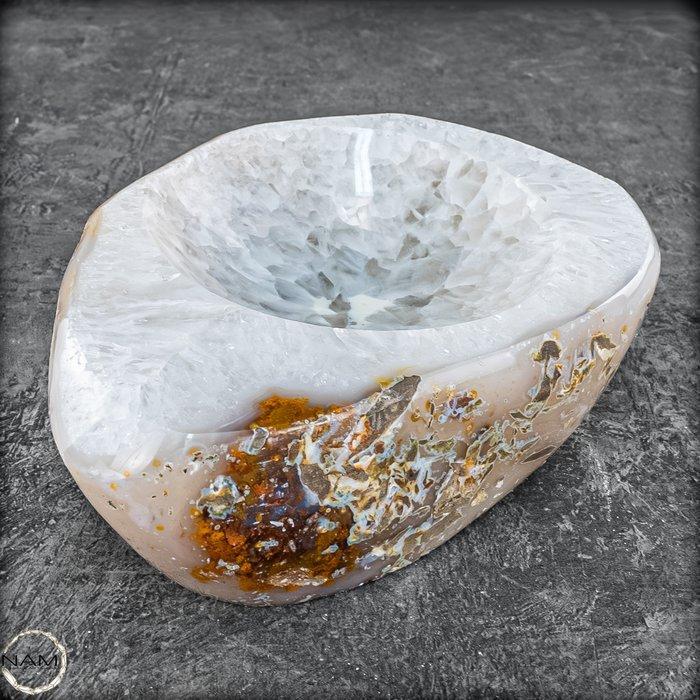Exclusieve Achat-schaal Elegantie en verbondenheid met de, Verzamelen, Mineralen en Fossielen