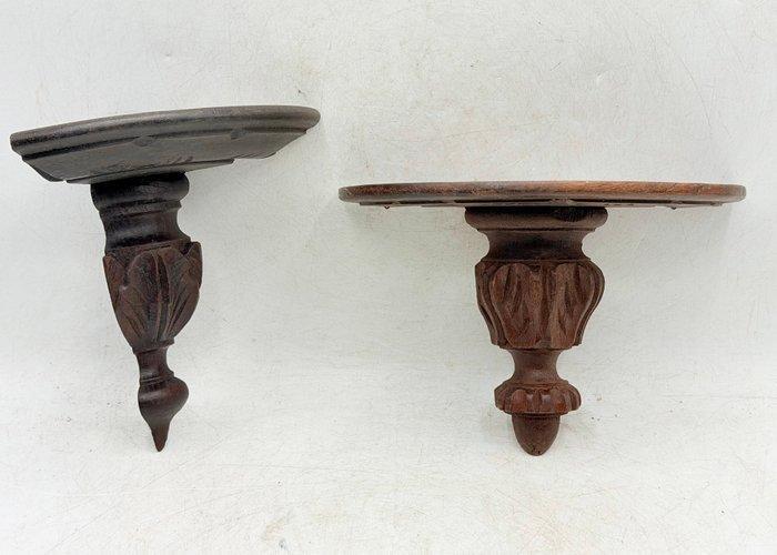 Standaard (2) - Hout - Ménsulas van Santos, Antiquités & Art, Antiquités | Autres Antiquités