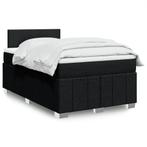 vidaXL Boxspring met matras stof zwart 120x200 cm, Verzenden, Nieuw