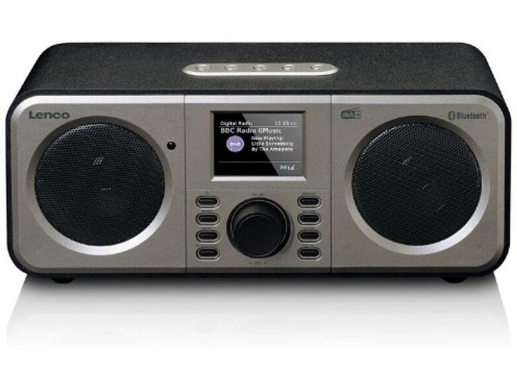 Lenco DAR-030 - Tafelradio - DAB+ FM Bluetooth 5.0 - Hout, Huis en Inrichting, Woonaccessoires | Overige, Zo goed als nieuw, Verzenden