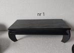 Tafel - Hout, 8 tafeltjes , hardhouten , displays , stands ,