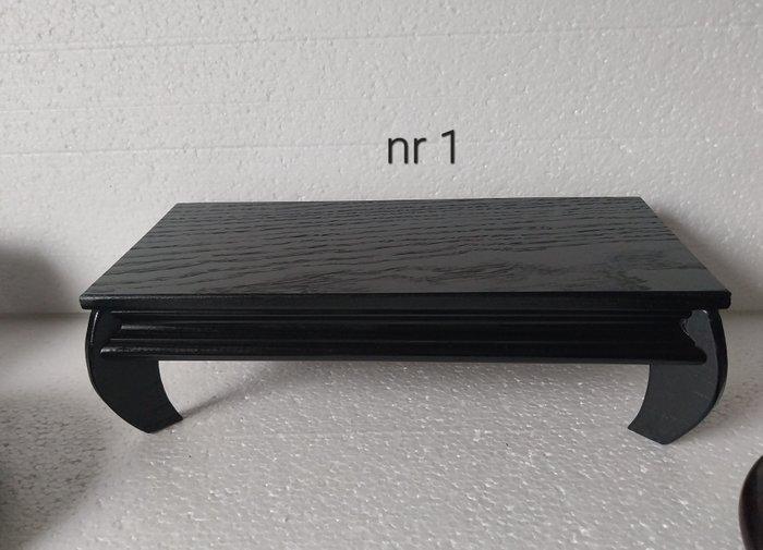Tafel - Hout, 8 tafeltjes , hardhouten , displays , stands ,, Antiek en Kunst, Antiek | Overige Antiek