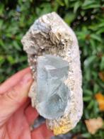 HQ perfect Aquamarine crystals with mica on matrix Kristal -