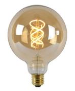 Lucide LED lamp Globe 125 - E27 2200K Amber 5 Watt dimbaar, Huis en Inrichting, Verzenden, Nieuw, E27 (groot)