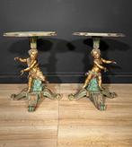 Tafel - Hout, Polychrome geschilderd